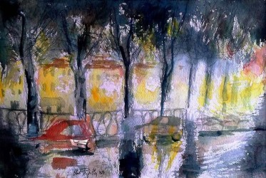 "vecchi tigli in piazza Cavour"