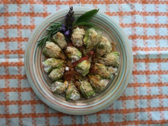 La cucina di Ondina - Fiori di zucchino ripieni al forno