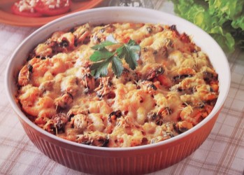 La cucina di Ondina - Gratin di riso alle cozze.