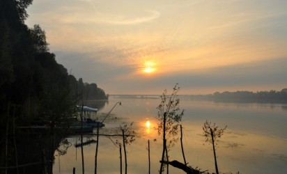 Alba sul Po
