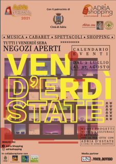 Ritornano i Venerdì d'estate ad Adria. I primi appuntamenti
